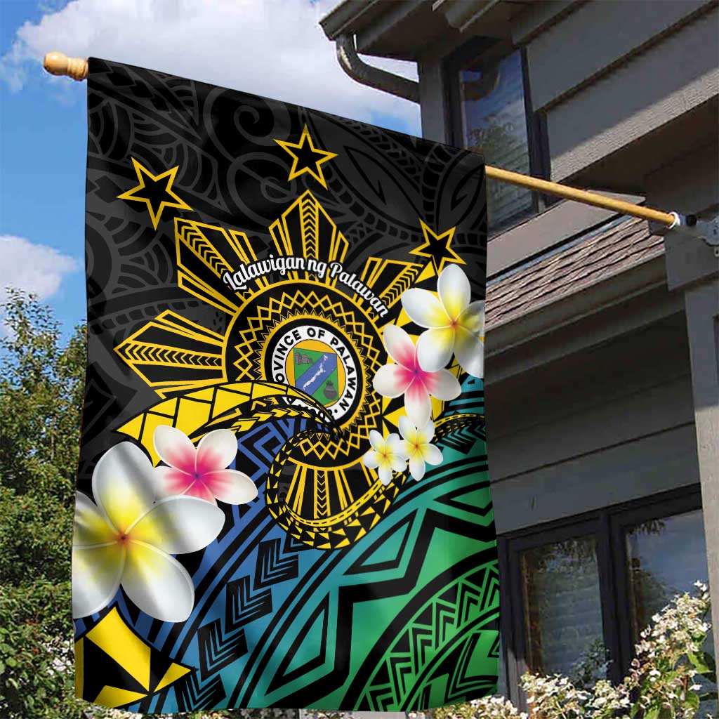 Lalawigan ng Palawan Garden Flag Philippines Province Land of Promise LT14 - Polynesian Pride