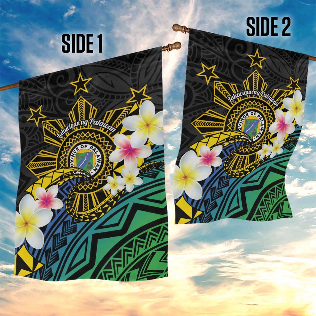 Lalawigan ng Palawan Garden Flag Philippines Province Land of Promise LT14 - Polynesian Pride