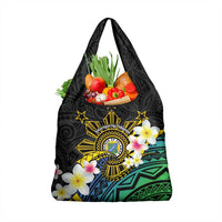 Lalawigan ng Palawan Grocery Bag Philippines Province Land of Promise LT14 1-pack One Size Black - Polynesian Pride