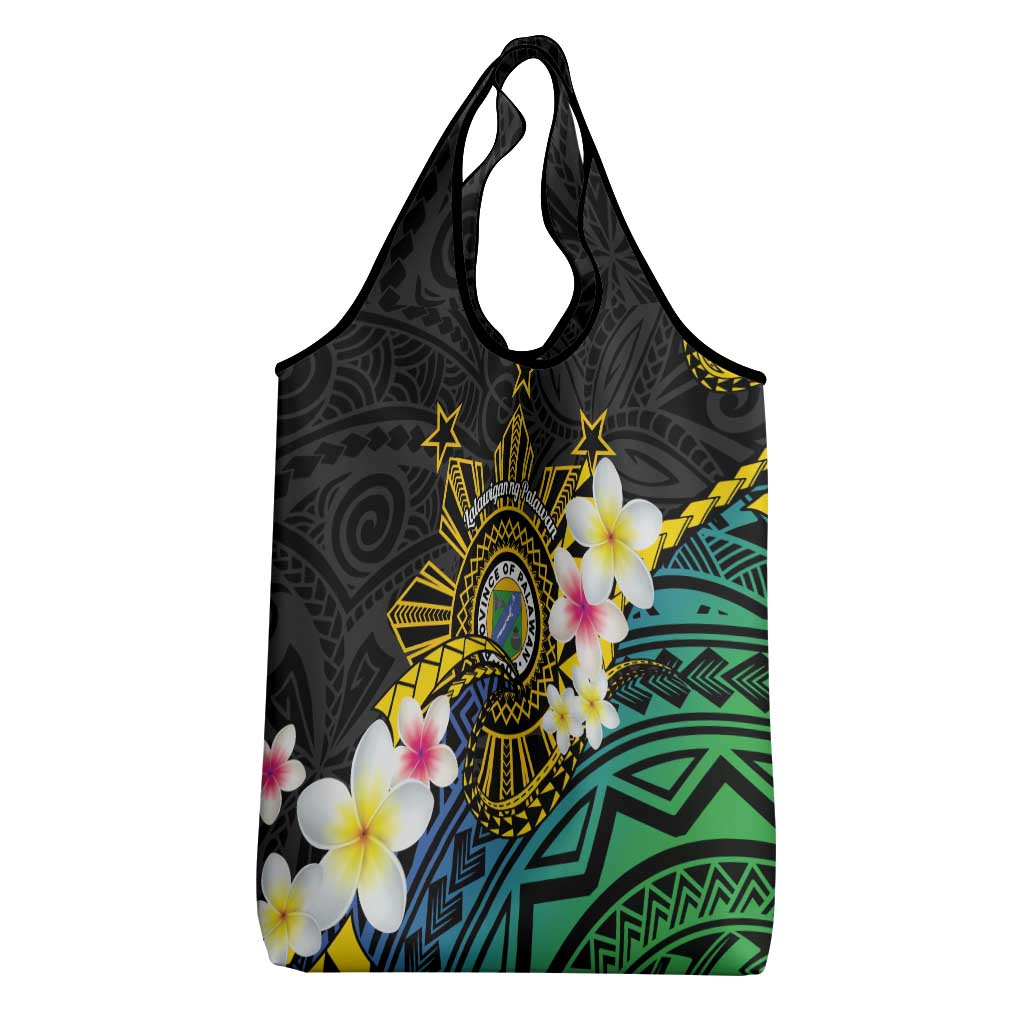 Lalawigan ng Palawan Grocery Bag Philippines Province Land of Promise LT14 - Polynesian Pride