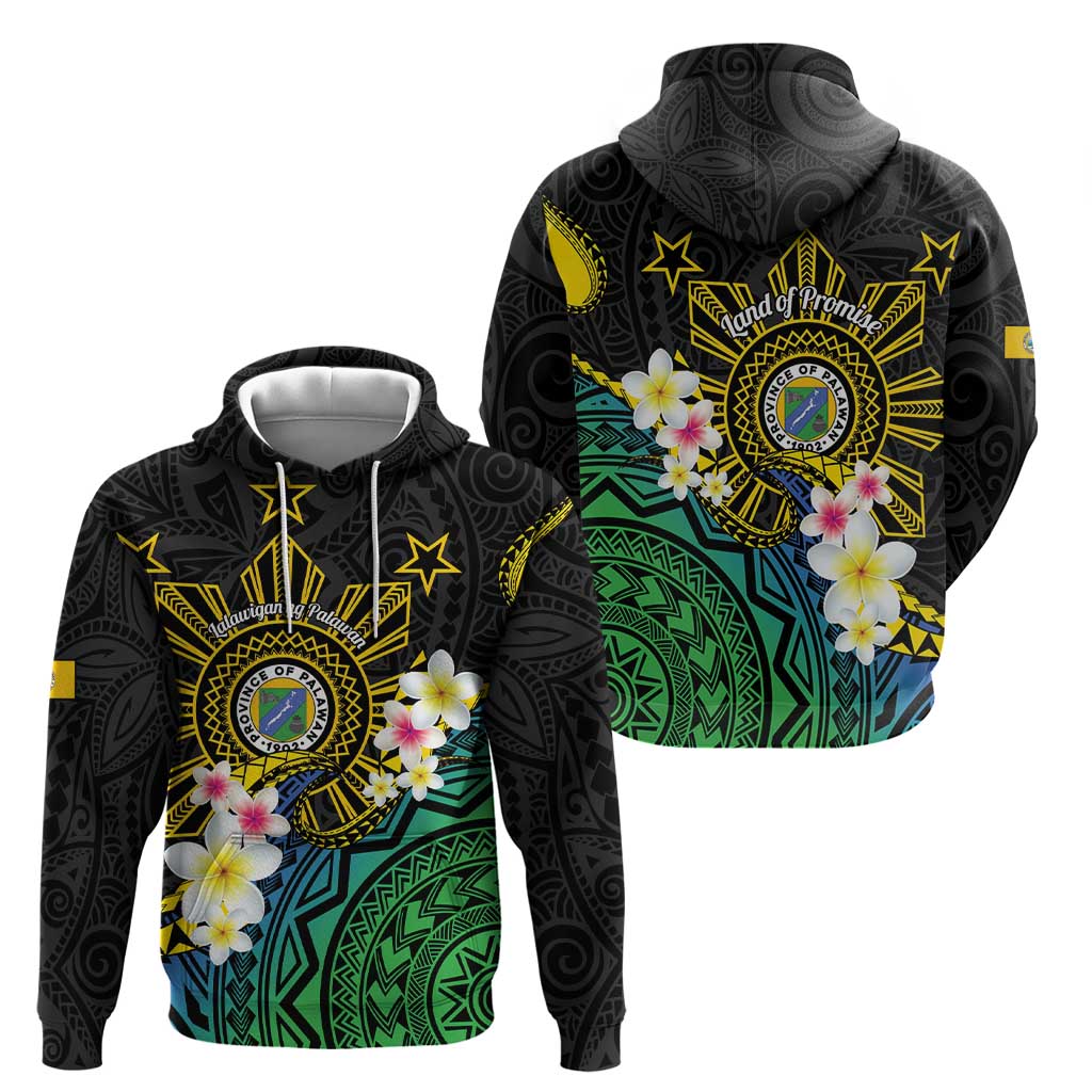 Lalawigan ng Palawan Hoodie Philippines Province Land of Promise LT14 - Polynesian Pride