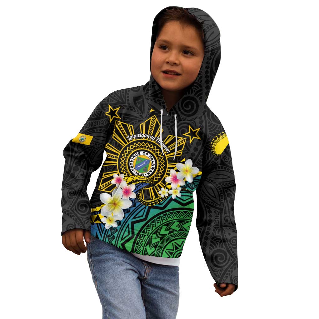 Lalawigan ng Palawan Kid Hoodie Philippines Province Land of Promise LT14 - Polynesian Pride