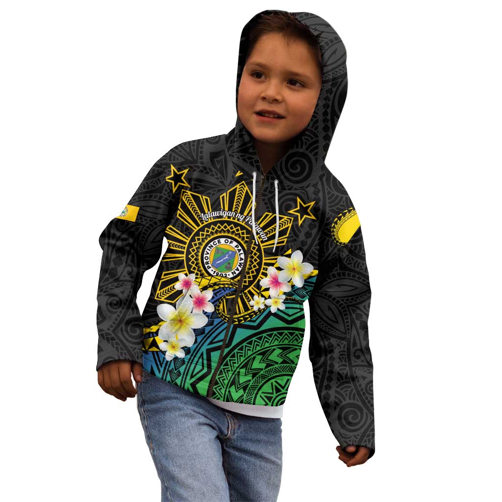 Lalawigan ng Palawan Kid Hoodie Philippines Province Land of Promise LT14 - Polynesian Pride