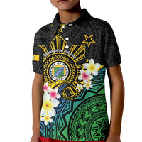 Lalawigan ng Palawan Kid Polo Shirt Philippines Province Land of Promise LT14 Kid Black - Polynesian Pride