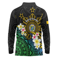 Lalawigan ng Palawan Long Sleeve Polo Shirt Philippines Province Land of Promise LT14 - Polynesian Pride