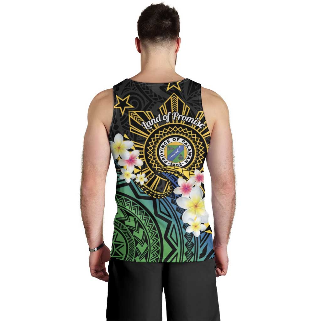 Lalawigan ng Palawan Men Tank Top Philippines Province Land of Promise LT14 - Polynesian Pride