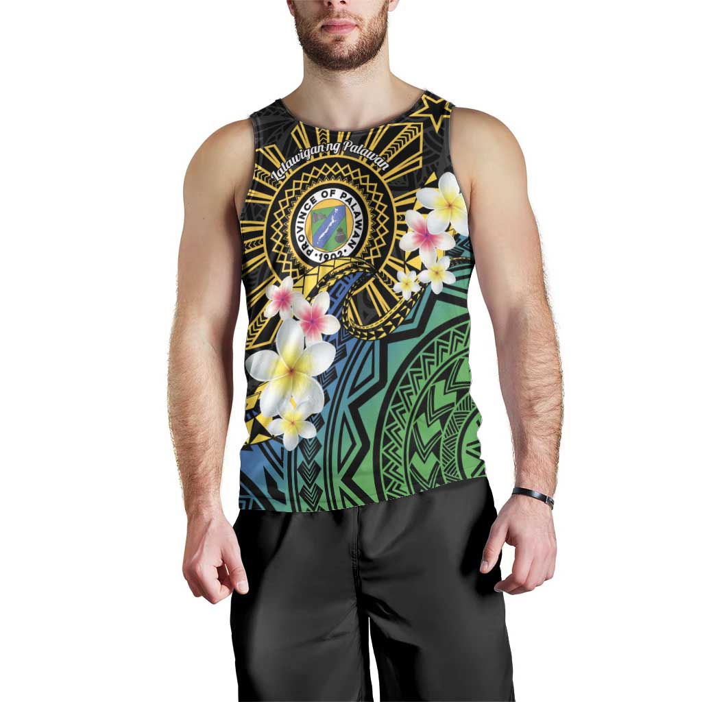 Lalawigan ng Palawan Men Tank Top Philippines Province Land of Promise LT14 - Polynesian Pride