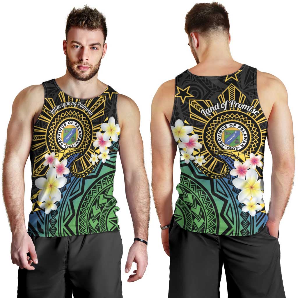 Lalawigan ng Palawan Men Tank Top Philippines Province Land of Promise LT14 - Polynesian Pride