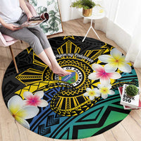 Lalawigan ng Palawan Round Carpet Philippines Province Land of Promise LT14 - Polynesian Pride