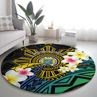 Lalawigan ng Palawan Round Carpet Philippines Province Land of Promise LT14 - Polynesian Pride