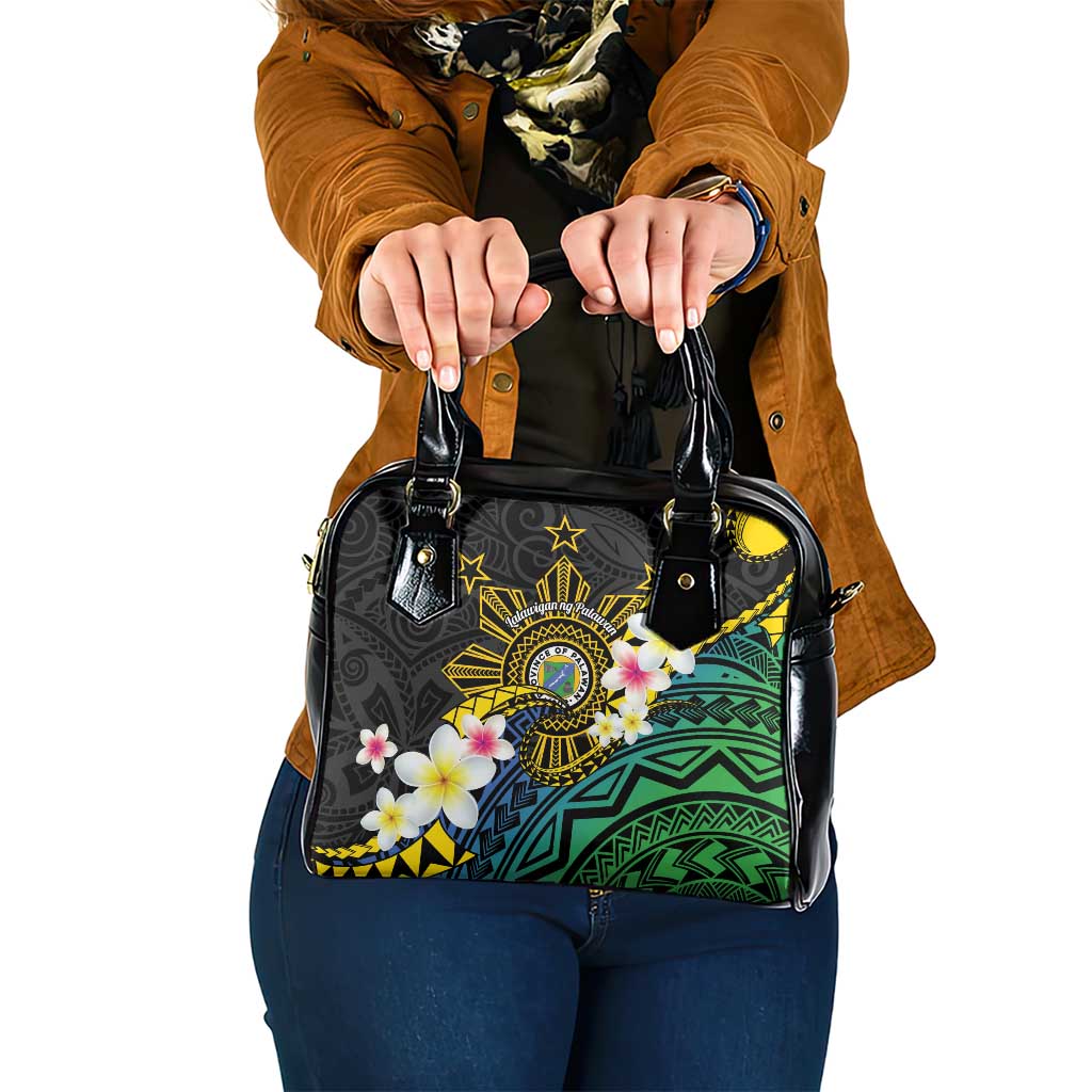 Lalawigan ng Palawan Shoulder Handbag Philippines Province Land of Promise LT14 One Size Black - Polynesian Pride