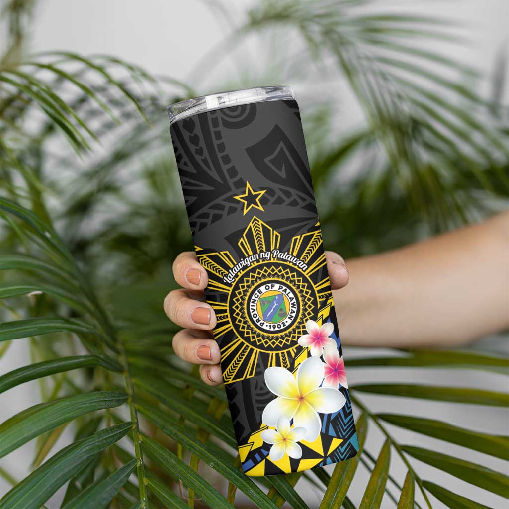 Lalawigan ng Palawan Skinny Tumbler Philippines Province Land of Promise LT14 - Polynesian Pride