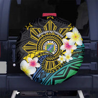 Lalawigan ng Palawan Spare Tire Cover Philippines Province Land of Promise LT14 No hole Black - Polynesian Pride