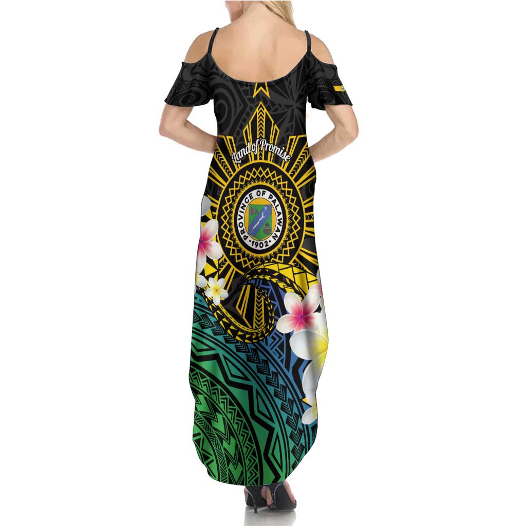 Lalawigan ng Palawan Summer Maxi Dress Philippines Province Land of Promise LT14 - Polynesian Pride