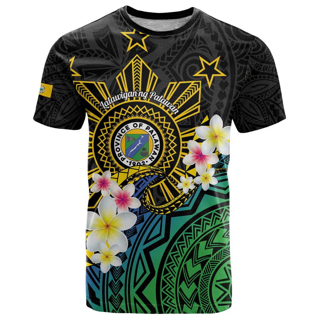 Lalawigan ng Palawan T Shirt Philippines Province Land of Promise LT14 Black - Polynesian Pride