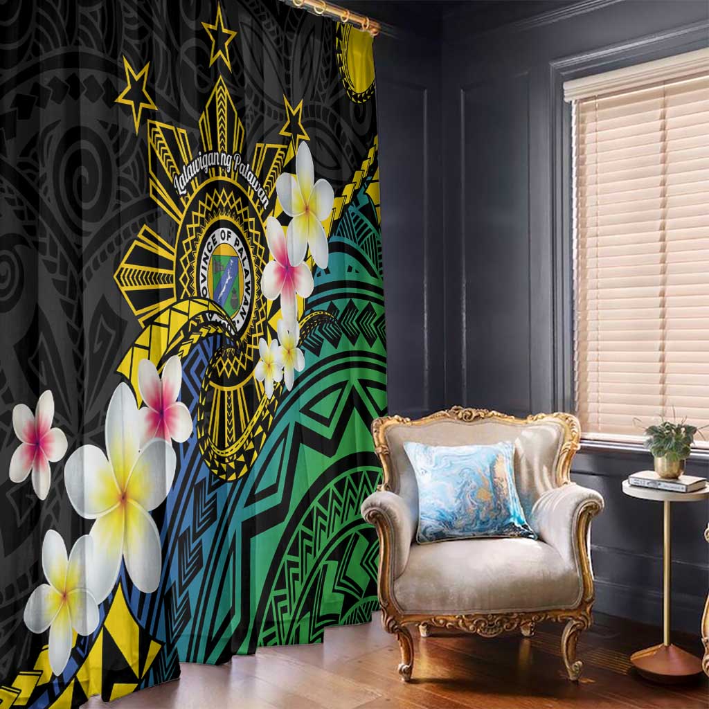 Lalawigan ng Palawan Window Curtain Philippines Province Land of Promise LT14 - Polynesian Pride