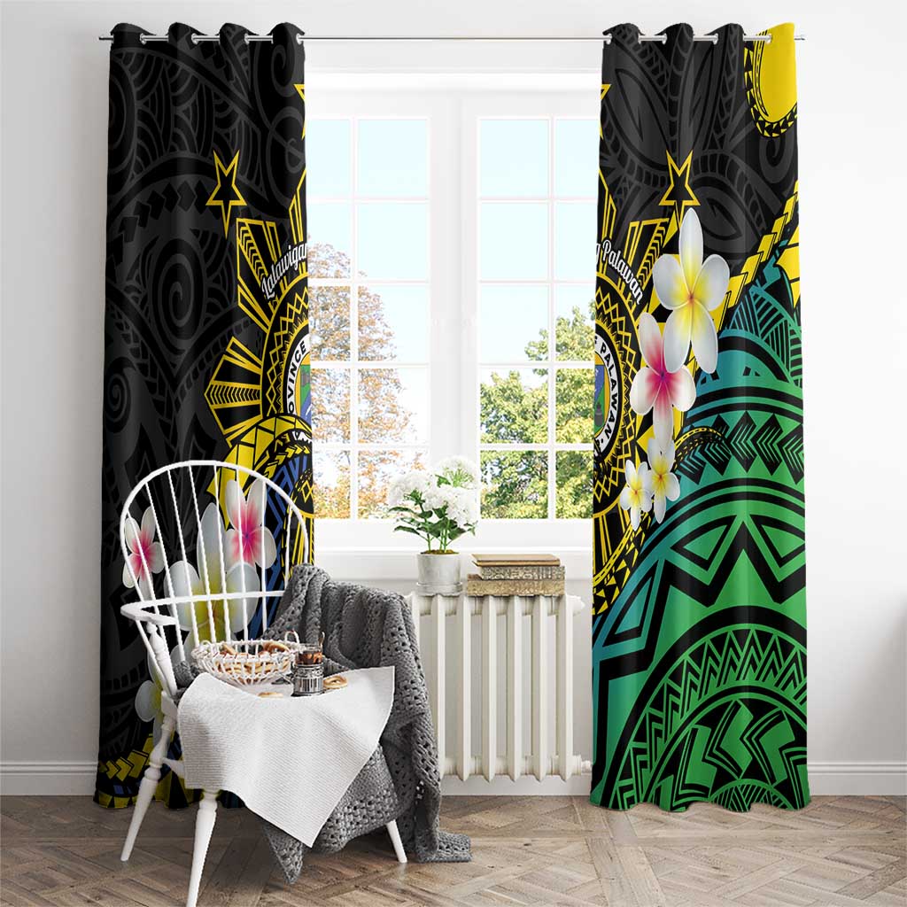 Lalawigan ng Palawan Window Curtain Philippines Province Land of Promise LT14 - Polynesian Pride