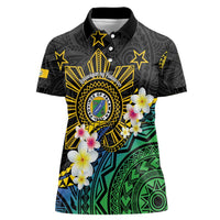 Lalawigan ng Palawan Women Polo Shirt Philippines Province Land of Promise LT14 Female Black - Polynesian Pride