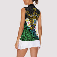 Lalawigan ng Palawan Women Sleeveless Polo Shirt Philippines Province Land of Promise LT14 - Polynesian Pride