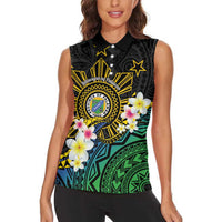 Lalawigan ng Palawan Women Sleeveless Polo Shirt Philippines Province Land of Promise LT14 - Polynesian Pride