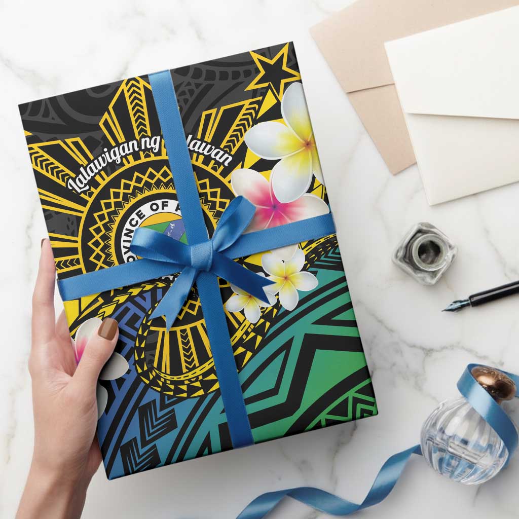 Lalawigan ng Palawan Wrapping Paper Philippines Province Land of Promise LT14 - Polynesian Pride