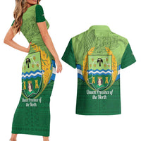Isabela Philippines Couples Matching Short Sleeve Bodycon Dress and Hawaiian Shirt Queen Province Of The North LT14 - Polynesian Pride