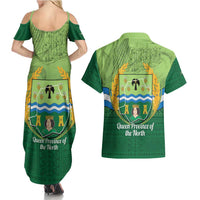Isabela Philippines Couples Matching Summer Maxi Dress and Hawaiian Shirt Queen Province Of The North LT14 - Polynesian Pride