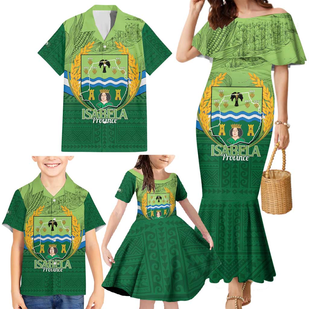 Isabela Philippines Family Matching Mermaid Dress and Hawaiian Shirt Queen Province Of The North LT14 - Polynesian Pride