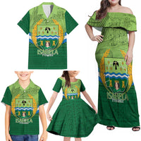 Isabela Philippines Family Matching Off Shoulder Maxi Dress and Hawaiian Shirt Queen Province Of The North LT14 - Polynesian Pride