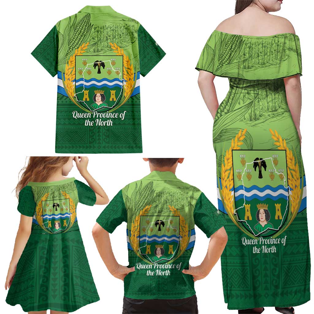 Isabela Philippines Family Matching Off Shoulder Maxi Dress and Hawaiian Shirt Queen Province Of The North LT14 - Polynesian Pride