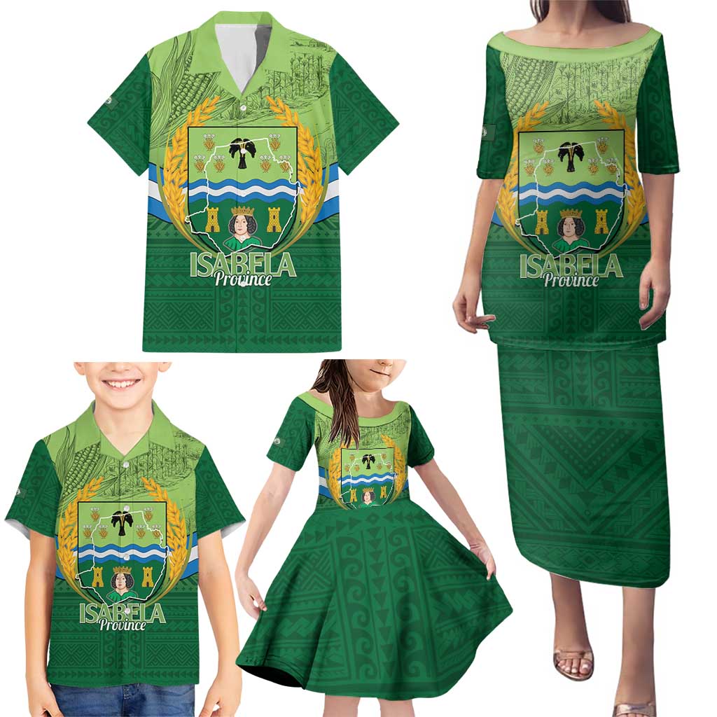 Isabela Philippines Family Matching Puletasi and Hawaiian Shirt Queen Province Of The North LT14 - Polynesian Pride