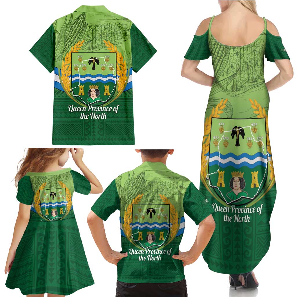 Isabela Philippines Family Matching Summer Maxi Dress and Hawaiian Shirt Queen Province Of The North LT14 - Polynesian Pride