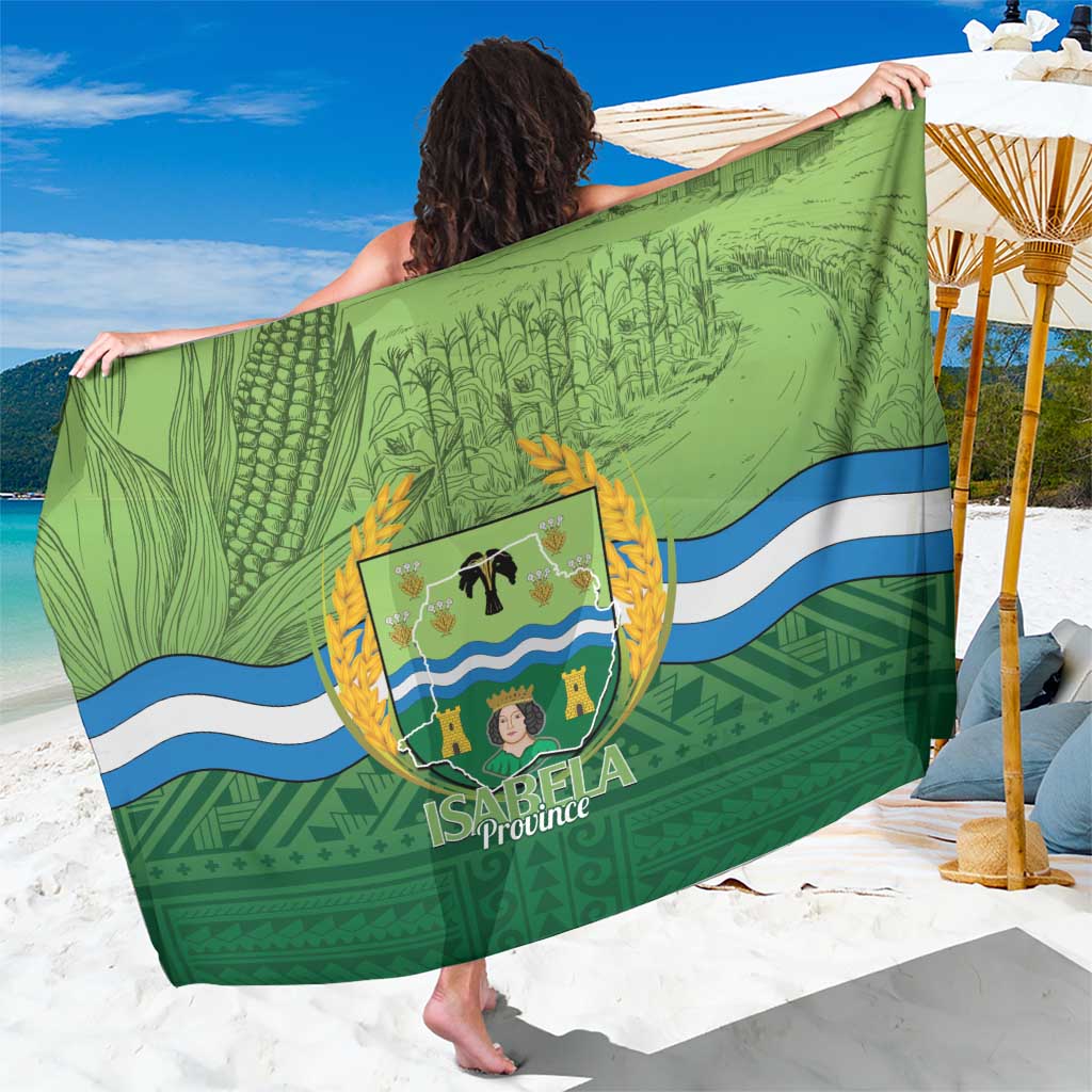 Isabela Philippines Sarong Queen Province Of The North LT14 One Size 44 x 66 inches Green - Polynesian Pride