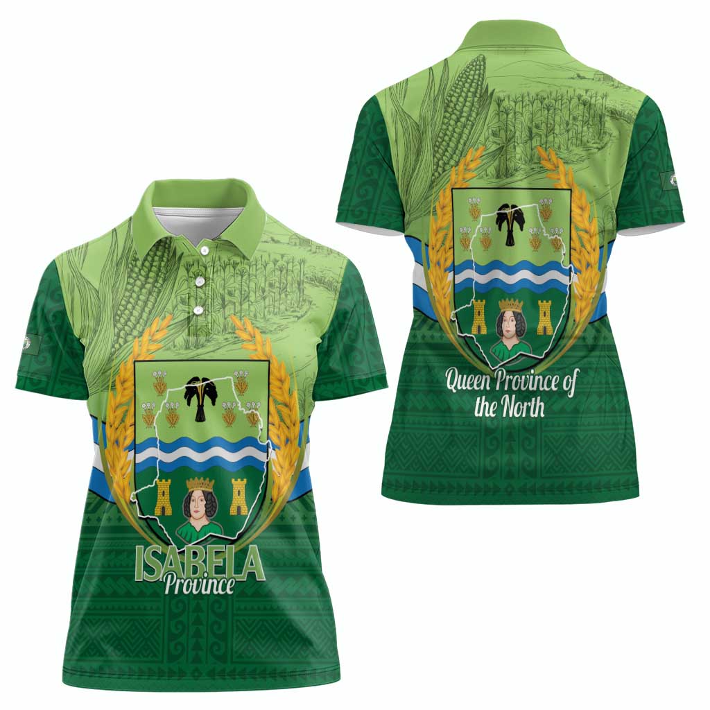 Isabela Philippines Women Polo Shirt Queen Province Of The North LT14 - Polynesian Pride