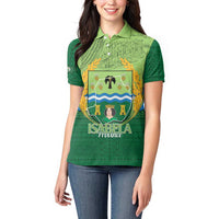 Isabela Philippines Women Polo Shirt Queen Province Of The North LT14 - Polynesian Pride