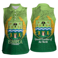 Isabela Philippines Women Sleeveless Polo Shirt Queen Province Of The North LT14 - Polynesian Pride