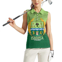 Isabela Philippines Women Sleeveless Polo Shirt Queen Province Of The North LT14 - Polynesian Pride