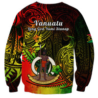 Polynesian Pride Vanuatu Sweatshirt Reggae Polynesia Long God Yumi Stanap LT14 - Polynesian Pride