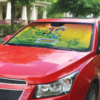 Vanuatu Indipendens Dei Auto Sun Shade Yumi 46th Independence Anniversary