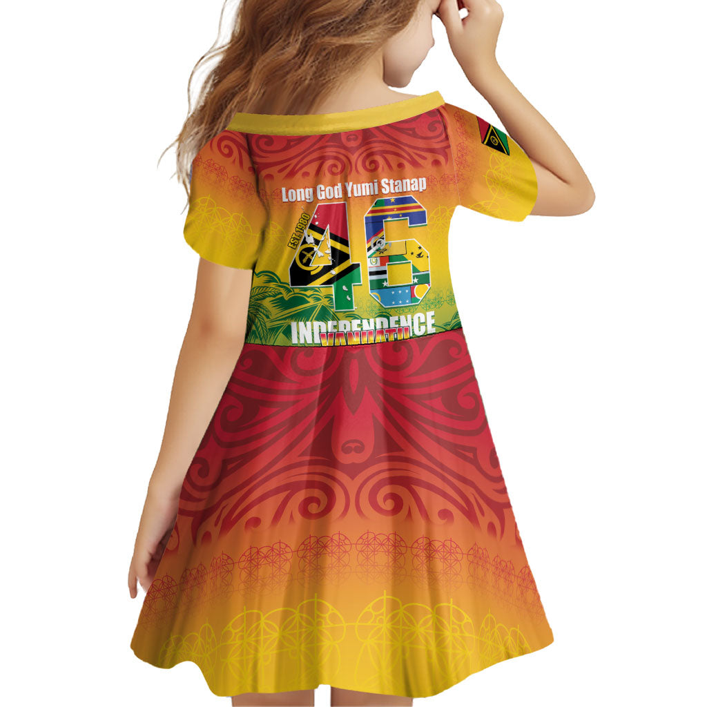 Vanuatu Indipendens Dei Family Matching Mermaid Dress and Hawaiian Shirt Yumi 46th Independence Anniversary LT14 - Polynesian Pride