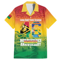 Vanuatu Indipendens Dei Family Matching Summer Maxi Dress and Hawaiian Shirt Yumi 46th Independence Anniversary LT14 Dad's Shirt - Short Sleeve Reggae - Polynesian Pride