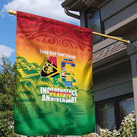 Vanuatu Indipendens Dei Garden Flag Yumi 46th Independence Anniversary