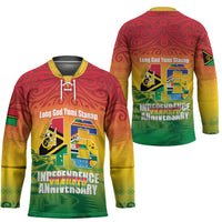 Vanuatu Indipendens Dei Hockey Jersey Yumi 46th Independence Anniversary