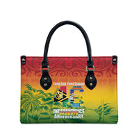 Vanuatu Indipendens Dei Leather Bag Yumi 46th Independence Anniversary