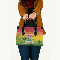 Vanuatu Indipendens Dei Leather Bag Yumi 46th Independence Anniversary