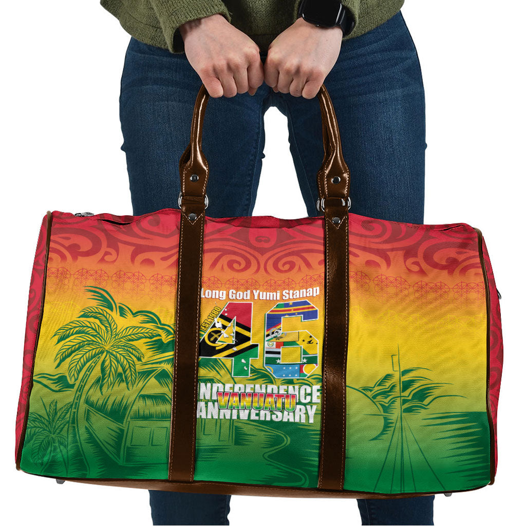 Vanuatu Indipendens Dei Travel Bag Yumi 46th Independence Anniversary