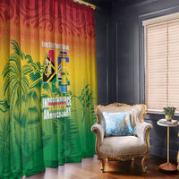 Vanuatu Indipendens Dei Window Curtain Yumi 46th Independence Anniversary