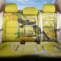Bellbird New Zealand Back Car Seat Cover Korimako Kowhai Maori Pattern