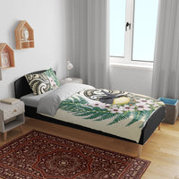 Endemic Tomtit New Zealand Bedding Set Miromiro Manuka Silver Fern Maori Pattern LT14 - Polynesian Pride