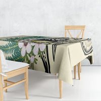 Endemic Tomtit New Zealand Tablecloth Miromiro Manuka Silver Fern Maori Pattern LT14 - Polynesian Pride